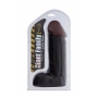 Klassikaline dildo 28cm must jäme familylittle dick