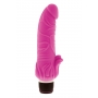 Klassikaline roosa vibraator 18cm - purrfect