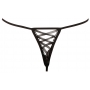Avatud stringid kivikestega s/m mustad cottelli collection pesu