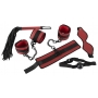 Набор для фиксации ORION 5-piece Bondage Set 5 предметов, красно-черный