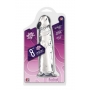 Dildo dabiskā formā 21,6cm caurspīdīgs - jelly joy perfect
