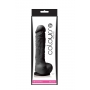 Dildo dabiskā forma 12,7cm melns - colours pleasures