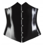 Latex waist cincher black xl