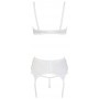 Shelf bra set white 75b/s