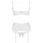 Shelf bra set white 75b/s