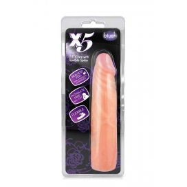 Dildo loomulik kuju 19cm ihuvärvi - x5 plus