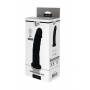 Topelt tihedusega iminapaga dildo 19cm must - Dream toys