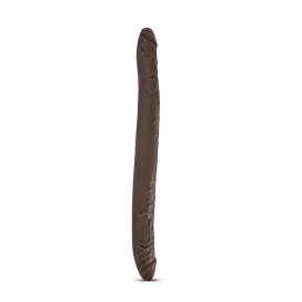 Dr. skin 16inch double dildo chocolate