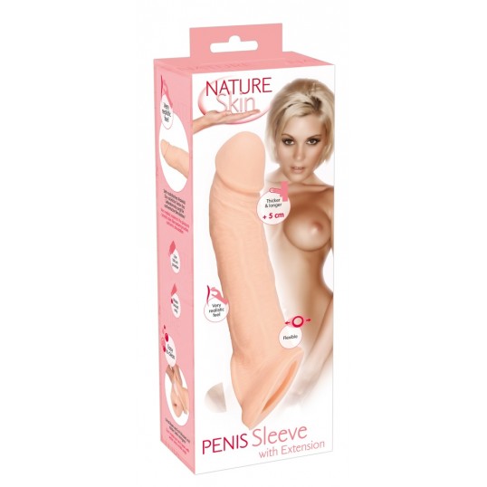 Dzimumlocekļa uzmava nature skin 21cm