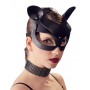 Маска на глаза с ушками cat mask rhinestones