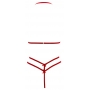 Lace set red m