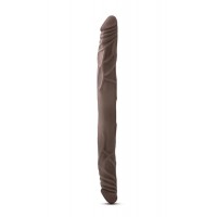 Dr skin 14inch double dildo chocolate