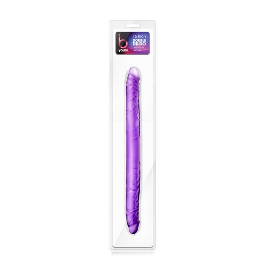 B yours 16inch double dildo purple