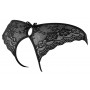 Crotchless lace slip m