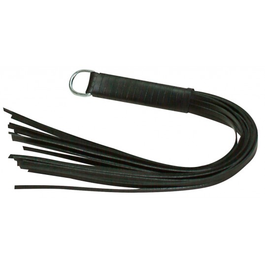 Leather flogger 45cm