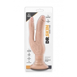 Клиторальный вибратор dr. skin 18.5cm телесный