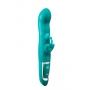 Kliitori stimulaatoriga vibraator - Quickshot 10cm roheline