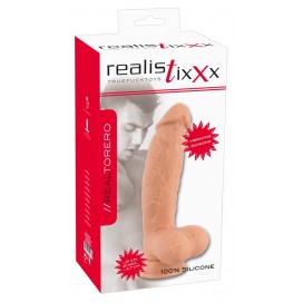 Dabiskās formas vibrators miesas krāsa 21cm - Realistixxx