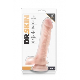 Dr. skin cock 9inch cock 1 beige