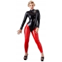 Latex leggings red m