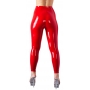 Latex leggings red m