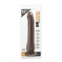 Классический дилдо 20.3cm коричневый dr. skin basic 8.5 chocolate