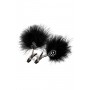 Gp feather nipple clamps black