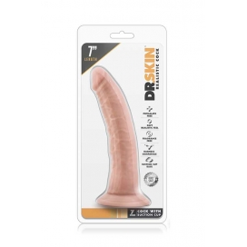 Dr. skin 7inch cock suction cup vanilla