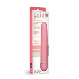 Klasiskais mini vibrators eko rozā 14.5cm - Gaia
