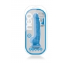 Sinine dildo munanditega 19 cm - Neo