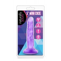 Klassikaline dildo 14,5cm lilla - naturally yours - mini cock