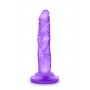 Klassikaline dildo 14,5cm lilla - naturally yours - mini cock