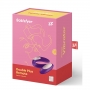 Couple's vibrator - Satisfyer double plus remote purple