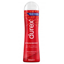 Water based strawberry lubricant - durex play 50ml