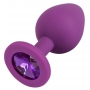 Colorful joy jewel purple plug