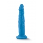 Neo 7.5inch dual density cock neon blue