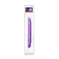 B yours 14inch double dildo purple