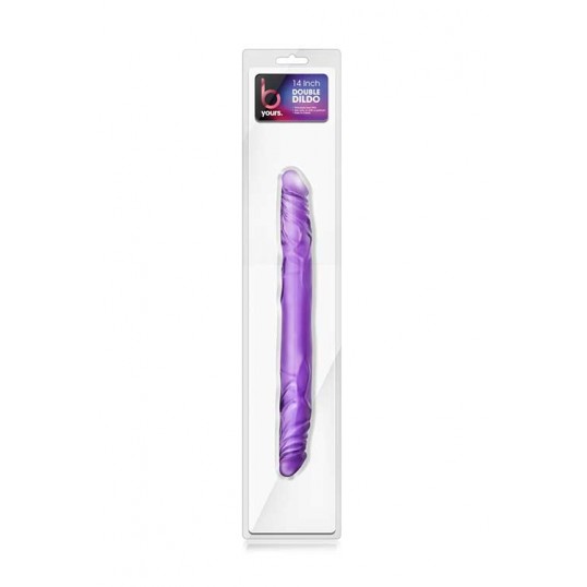 Dubultais dildo violets 35cm - b yours