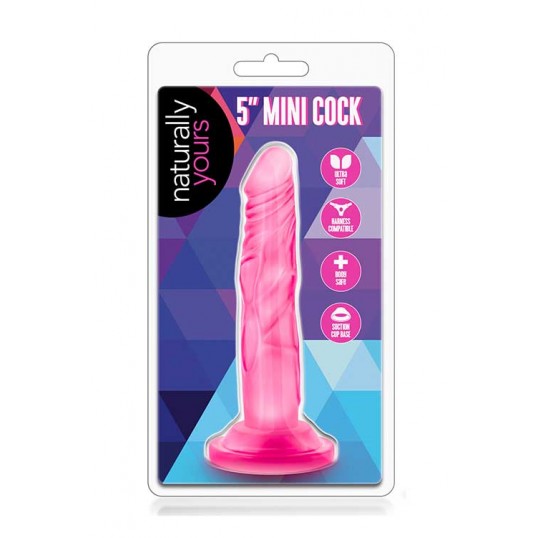 Классический дилдо 21.5cm розовый naturally yours mini cock