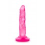 Классический дилдо 21.5cm розовый naturally yours mini cock