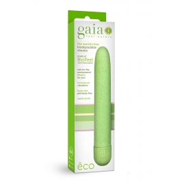 Klasiskais mini vibrators eko zaļš 14.5cm - Gaia