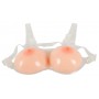 Strap-on silicone breasts