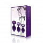 Rs - soiree - booty plug original set 3x purple