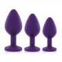 Rs - soiree - booty plug original set 3x purple