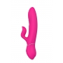 Grūdienu vibrators ar klitora stimulatoru rozā - Dream Toys