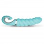 Textured G-spot vibrator made of Bioskin - Gvibe - Gjack 2 Tiffany mint