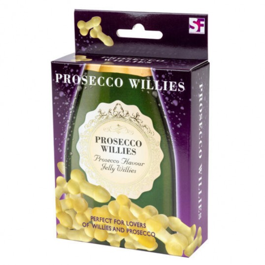 Prosecco flavoured jelly willies