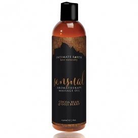 Sensuaalne massaažiõli goji marjade ja kakao aroomiga 240 ml - Intimate Earth