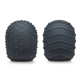 Le wand masažiera teksturēti pārklājumi melni