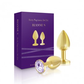 Rs - soiree - booty plug original luxury set 2x gold